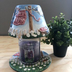 Yankee Candle Shade Topper and Plate